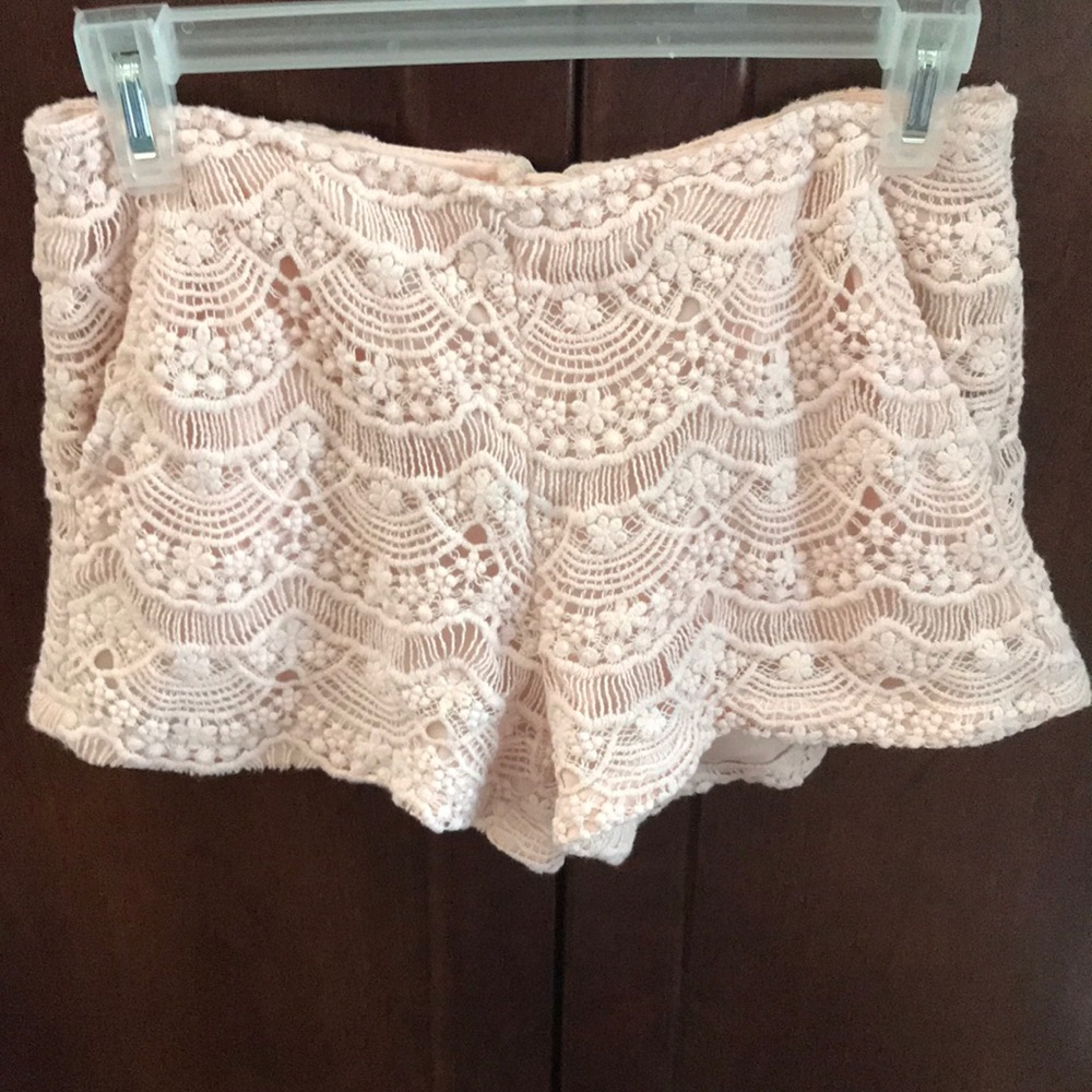 Lace shorts!